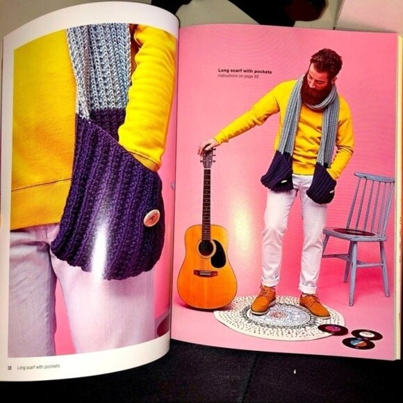 NWT Knitting Scarves & Cowls 36 Patterns Project Book Quick & Stylish Knits - Picture 14 of 17
